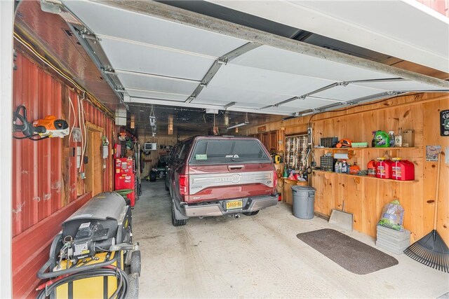 8311 State Route 415, Campbell, NY 14821 - garage with wooden walls