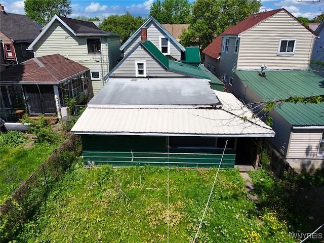 445 Connecticut St, Buffalo, NY 14213 - rear view of property with metal roof