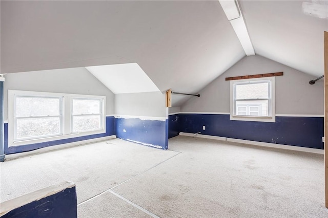 40 Mcnaughton St, Rochester, NY 14606 - bonus room with carpet flooring, lofted ceiling, and baseboards
