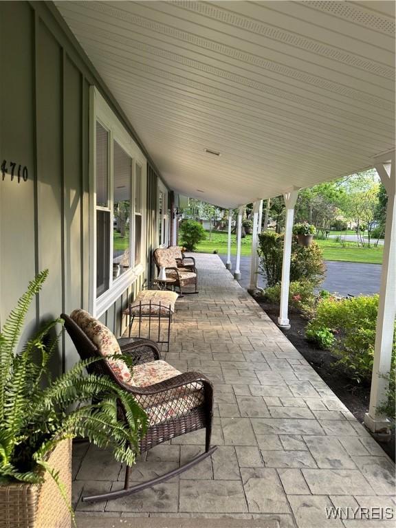 4710 Boncrest Dr E, Clarence, NY 14221 - view of covered porch