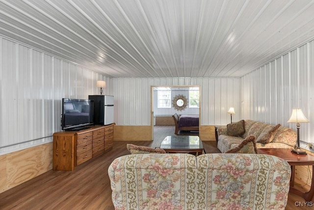 7649 Tuttle Rd, Cicero, NY 13030 - living room featuring wood finished floors