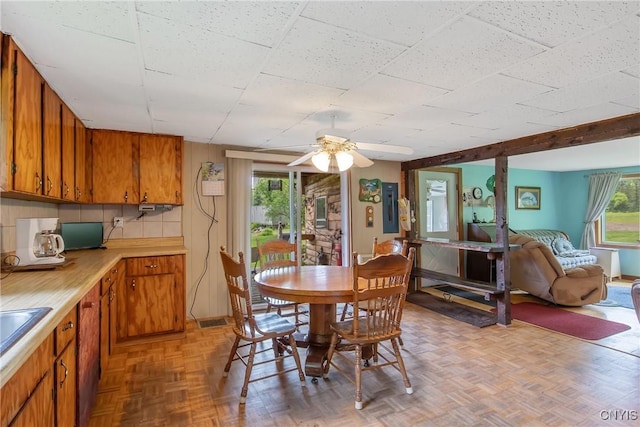 338 Dutch Hill Rd Unit 326, Parish, NY 13167 - dining area with a ceiling fan
