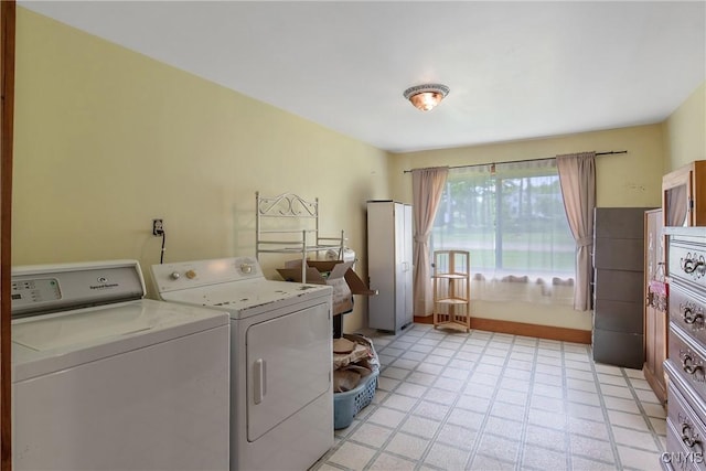 338 Dutch Hill Rd Unit 326, Parish, NY 13167 - laundry room with separate washer and dryer and light floors
