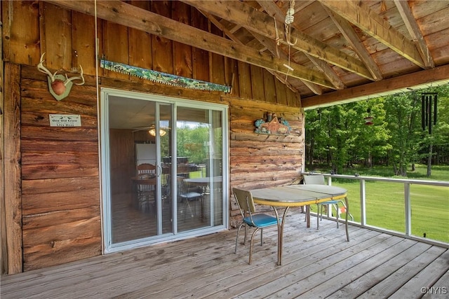 338 Dutch Hill Rd Unit 326, Parish, NY 13167 - deck with a lawn