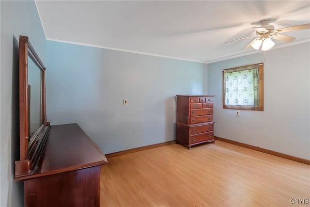338 Dutch Hill Rd Unit 326, Parish, NY 13167 - bedroom featuring light wood-style floors, baseboards, and ceiling fan