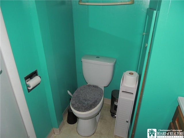 3931 S Ralph Ave, Ellery, NY 14712 - bathroom featuring toilet, vanity, and baseboards