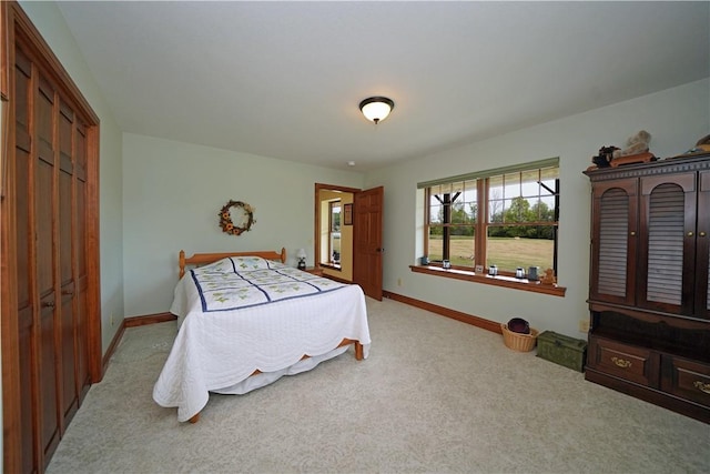 9867 State Route 961f Rd, Burns, NY 14807 - bedroom with carpet floors, a closet, and baseboards