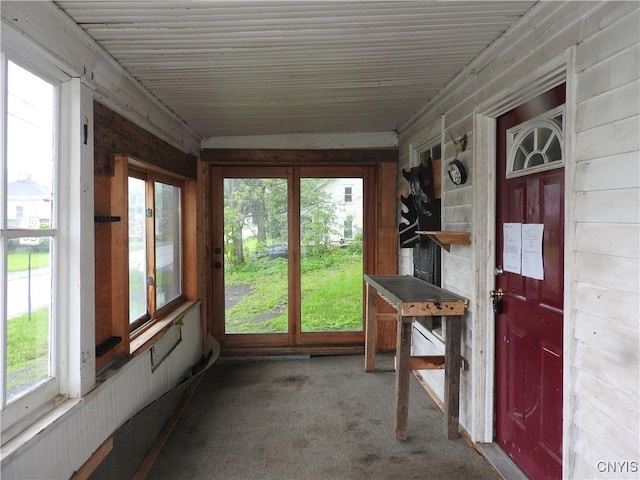 1893 Preble Rd, Preble, NY 13141 - unfurnished sunroom featuring carpet floors