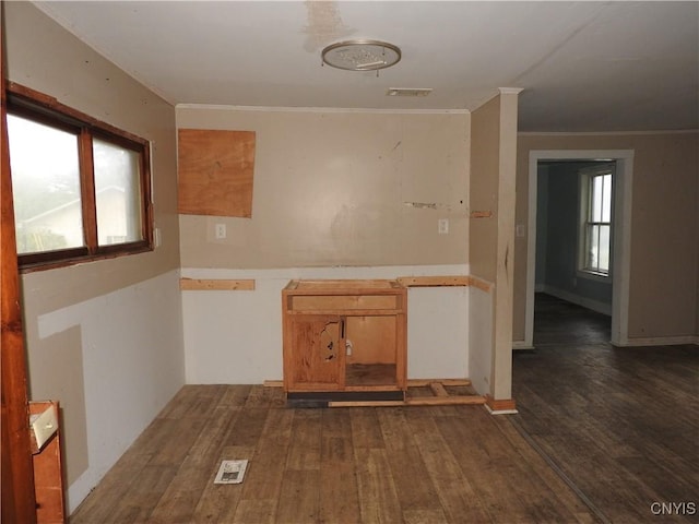 1893 Preble Rd, Preble, NY 13141 - unfurnished room featuring dark wood-style flooring and crown molding