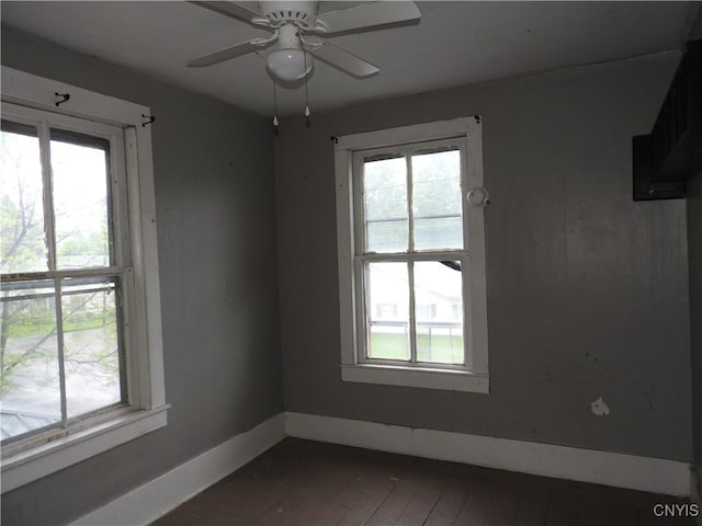 1893 Preble Rd, Preble, NY 13141 - empty room with plenty of natural light, baseboards, and hardwood / wood-style floors