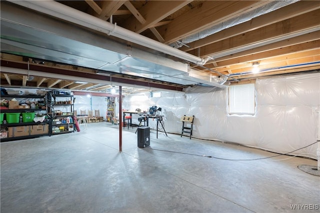 8484 Laura Ln, Richmond, NY 14471 - view of unfinished below grade area