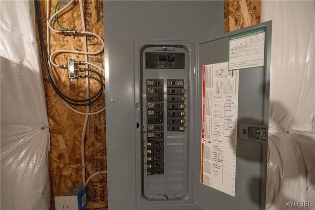 8484 Laura Ln, Richmond, NY 14471 - utility room featuring electric panel