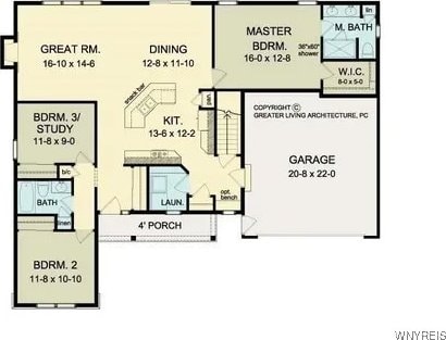 8484 Laura Ln, Richmond, NY 14471 - view of room layout