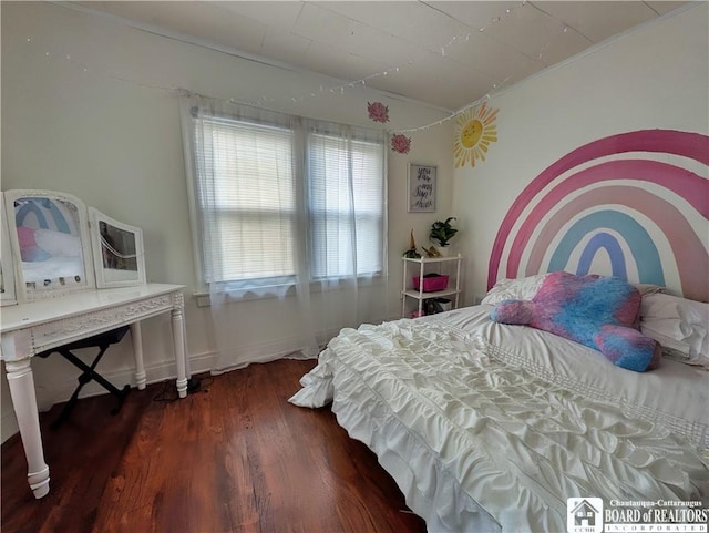 16 Ellis Ave, Jamestown, NY 14701 - bedroom with dark wood-type flooring and baseboards