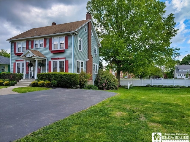 16 Ellis Ave, Jamestown, NY 14701 - colonial inspired home featuring a chimney