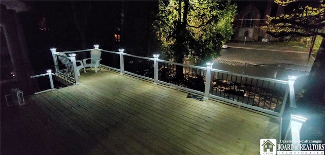 16 Ellis Ave, Jamestown, NY 14701 - view of wooden terrace