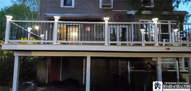 16 Ellis Ave, Jamestown, NY 14701 - back of house with a balcony
