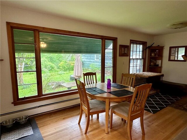32 Bon Air Ave, Bradford-City, PA 16701 - dining room with light wood-style flooring and baseboard heating
