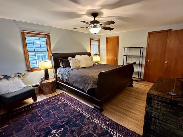 32 Bon Air Ave, Bradford-City, PA 16701 - bedroom with light wood-style flooring and ceiling fan
