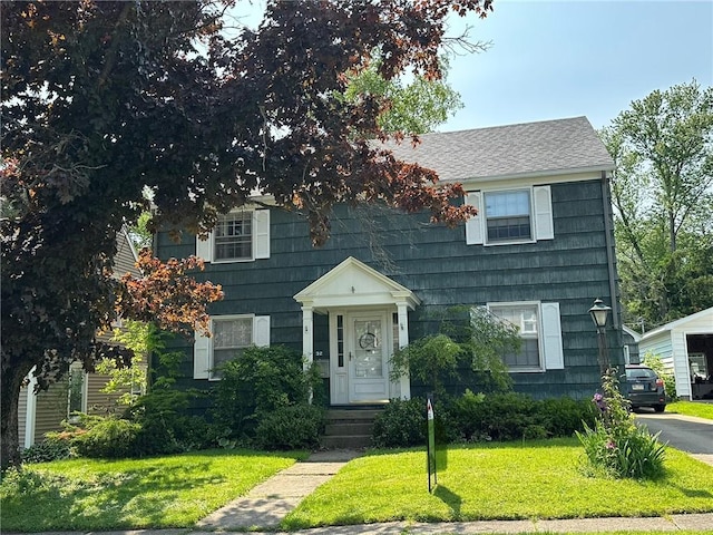 32 Bon Air Ave, Bradford-City, PA 16701 - colonial house featuring a front lawn