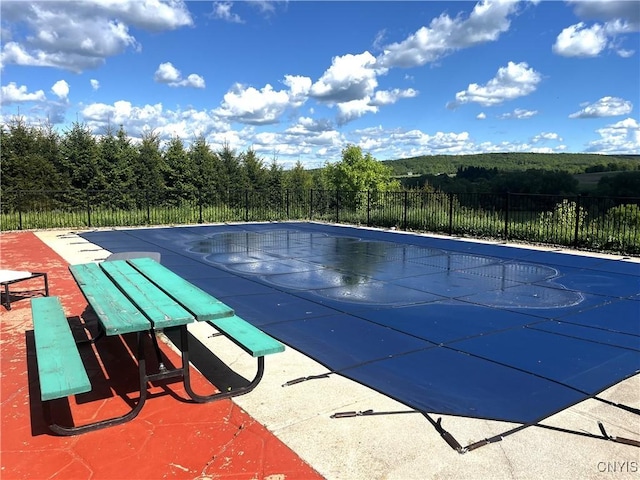 7290 State Route 80, Fabius, NY 13063 - view of pool with a view of trees