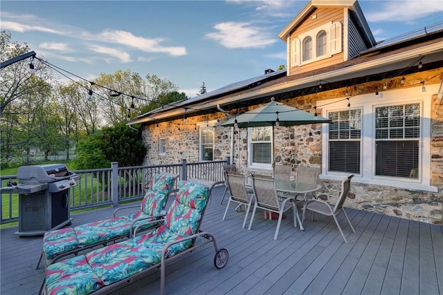 3402 W Lake Rd, Canandaigua Town, NY 14424 - deck with grilling area and outdoor dining space
