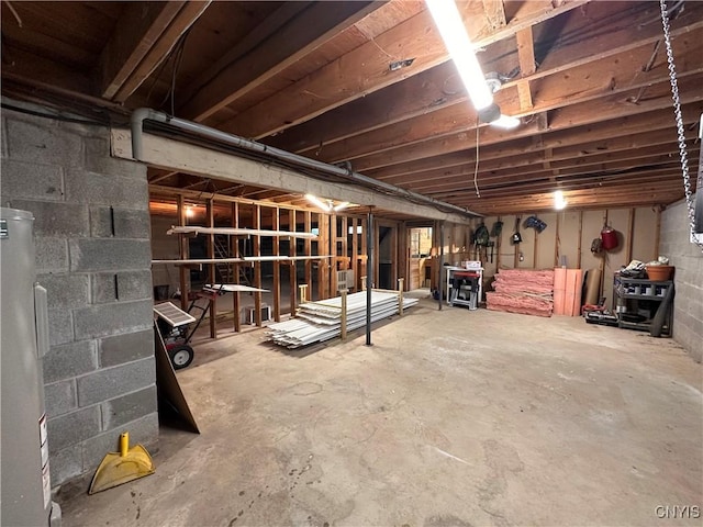 5030 Lincklaen Rd, Cuyler, NY 13158 - unfinished basement with water heater