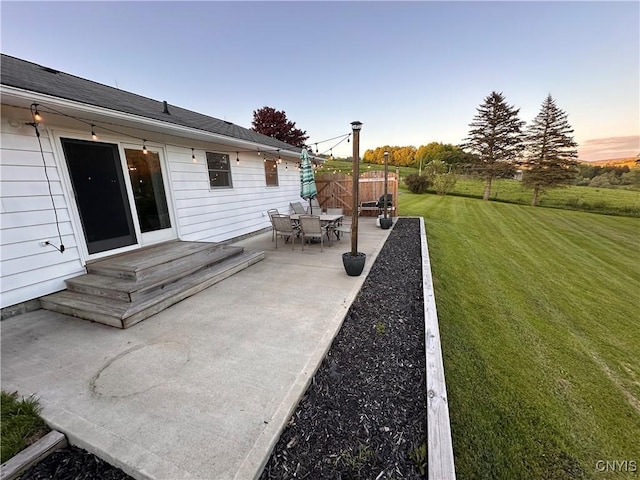 5030 Lincklaen Rd, Cuyler, NY 13158 - view of patio / terrace with outdoor dining space