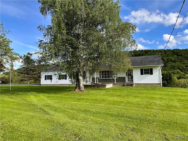 5030 Lincklaen Rd, Cuyler, NY 13158 - back of house featuring a yard and a porch