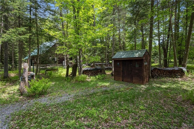 12103 Kincaid Rd, Forestport, NY 13338 - view of yard featuring a forest view