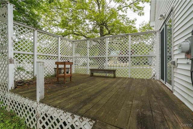 29580/584 Maple St Unit 584, Le Ray, NY 13612 - view of wooden terrace