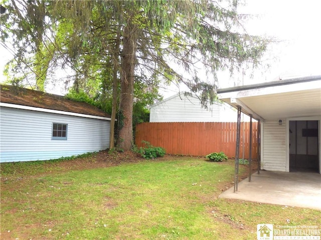 123 N Dow St, Ellicott, NY 14733 - view of yard with a patio