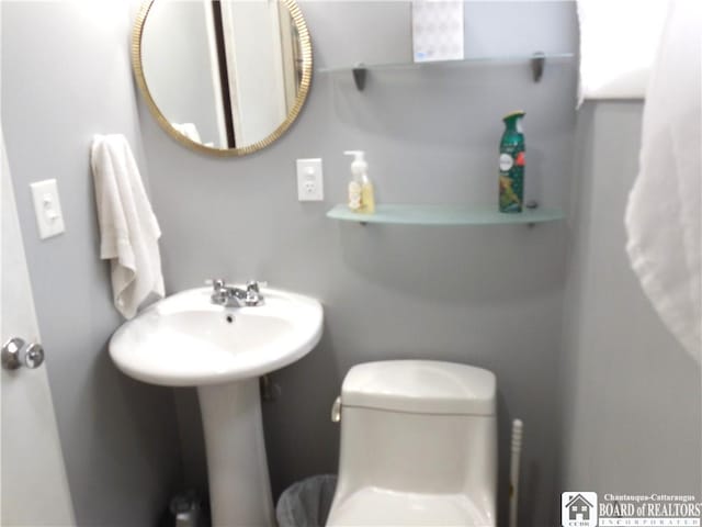 123 N Dow St, Ellicott, NY 14733 - bathroom featuring toilet