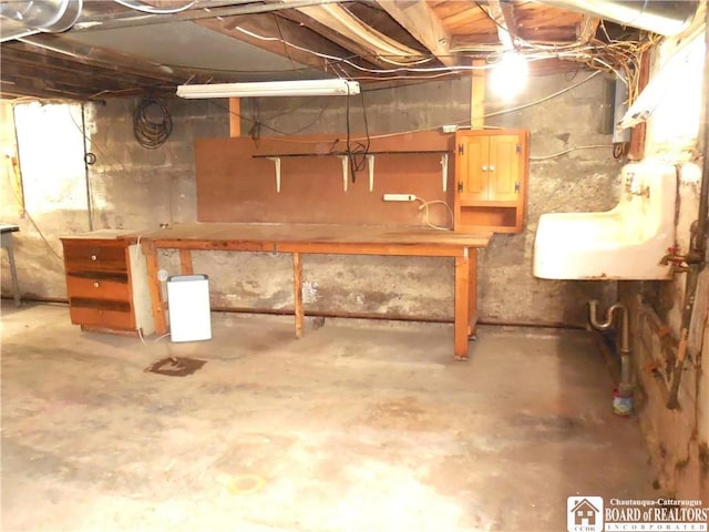 123 N Dow St, Ellicott, NY 14733 - view of unfinished basement
