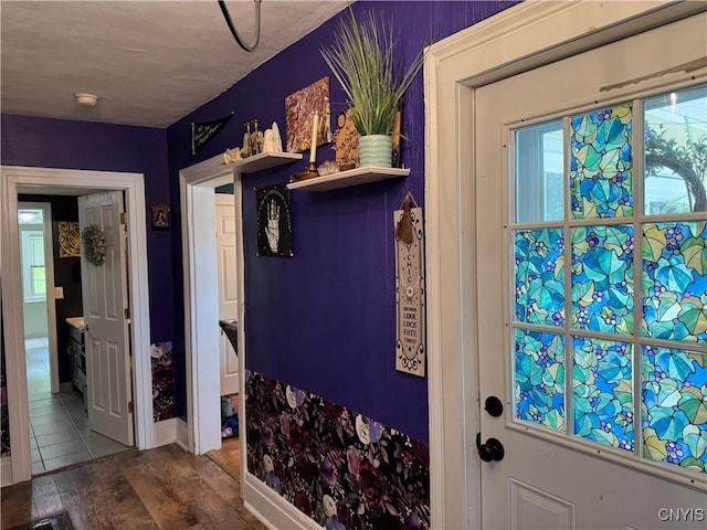58 S Hamilton St, Elbridge, NY 13080 - entryway with wood finished floors