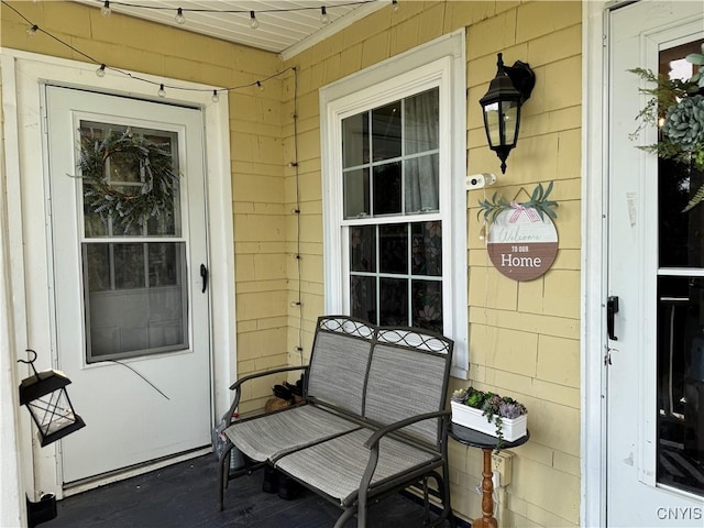 58 S Hamilton St, Elbridge, NY 13080 - property entrance with a porch