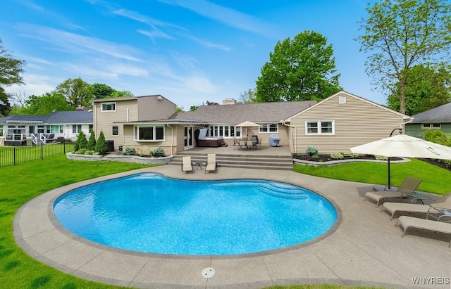 515 Park Club Ln, Amherst, NY 14221 - view of swimming pool featuring a patio