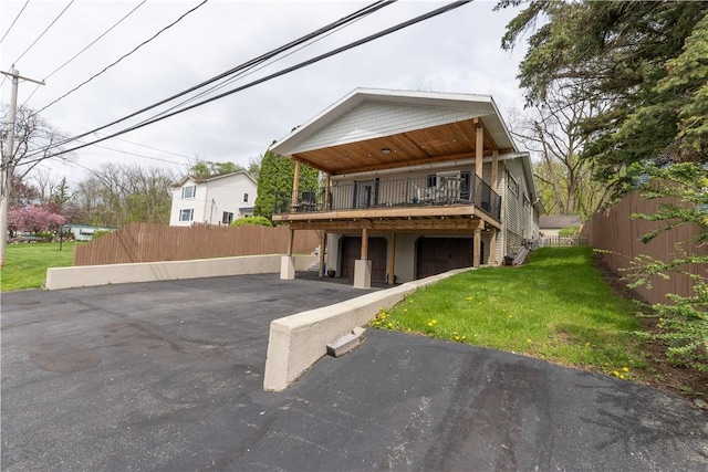 5545 E Lake Rd, Conesus, NY 14435 - view of front of property featuring an attached garage and a deck