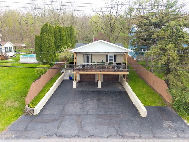 5545 E Lake Rd, Conesus, NY 14435 - bungalow-style house with an attached garage and driveway