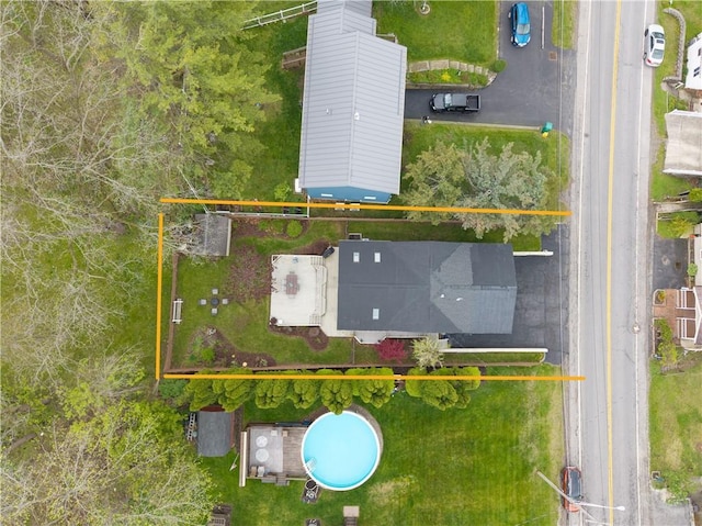 5545 E Lake Rd, Conesus, NY 14435 - aerial view of property's location with property parcel outlined