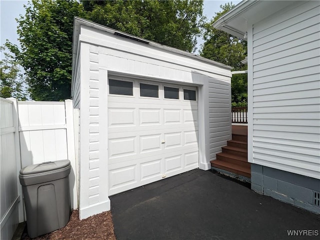 117 N 8th St, Olean-City, NY 14760 - detached garage featuring driveway