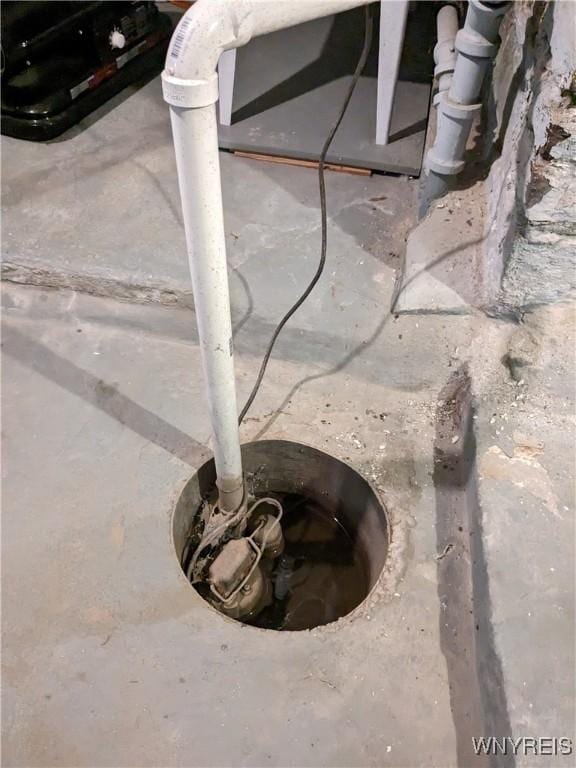 117 N 8th St, Olean-City, NY 14760 - basement view of drainage system