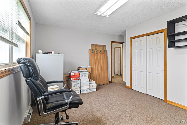 2194 State Route 5, Schuyler, NY 13502 - carpeted office space featuring a textured ceiling and baseboards