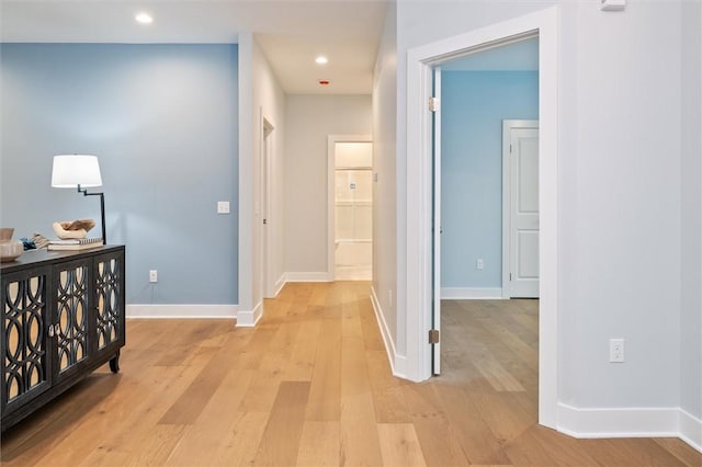 30 Legends Way, Greece, NY 14612 - corridor featuring light wood-type flooring, baseboards, and recessed lighting
