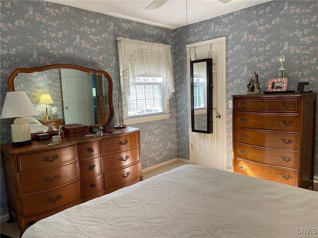 624 Deerfield Dr, Oneida-Inside, NY 13421 - bedroom featuring wallpapered walls and baseboards