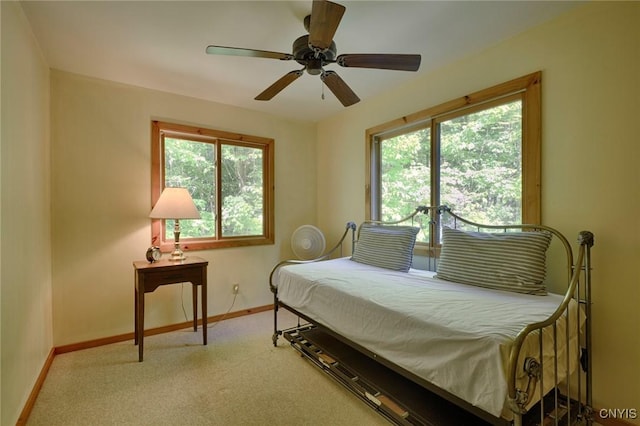 Hanson Bridge Road, Theresa, NY 13691 - bedroom with carpet flooring and ceiling fan