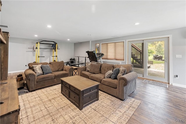 147 Crooked Lake Rd, Tully, NY 13159 - living area featuring recessed lighting and light wood-style flooring
