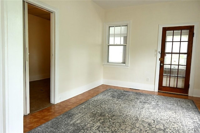 801 Ballantyne Rd, Syracuse, NY 13207 - foyer entrance with baseboards