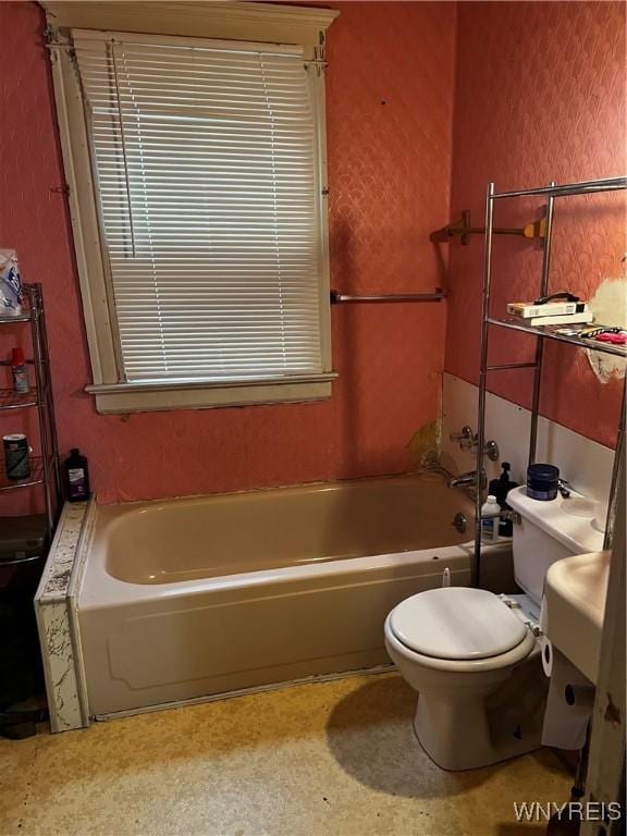 2032 Fillmore Ave, Buffalo, NY 14214 - full bathroom with a tub to relax in and toilet