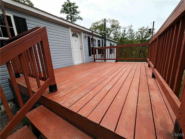 3377 Beeman Hollow Rd, Erwin, NY 14801 - view of wooden deck